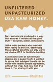 Sauce Bae Cookie Dough Raw Honey Label Facts