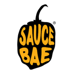 Sauce Bae Hot Sauce Logo which also serves as a link to the home page