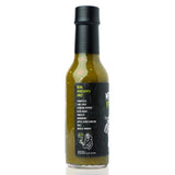 Sauce Bae Memphis May Fire Hot Sauce Side of bottle showing ingredients on white backdrop